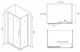 Душевой уголок ABBER Schwarzer Diamant 160x100см AG30160BH-S100B-S100B