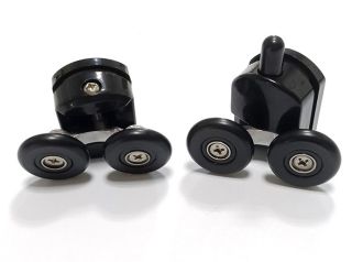 Душевой уголок ABBER Schwarzer Diamant AG30100BMH-S80BM-S80BM 100x80см чёрный