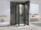 Душевой уголок ABBER Sonnenstrand 100x100см чёрный AG04100BS-S100B
