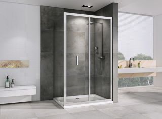 Душевой уголок ABBER Sonnenstrand 100x70см хром AG07100-S70