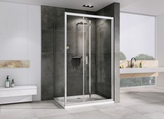 Душевой уголок ABBER Sonnenstrand 100x70см хром AG07100-S70