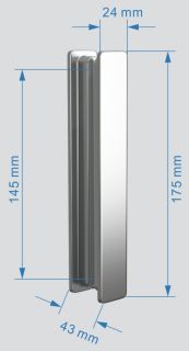 Душевой уголок ABBER Sonnenstrand AG07100-S75 100x75см хром