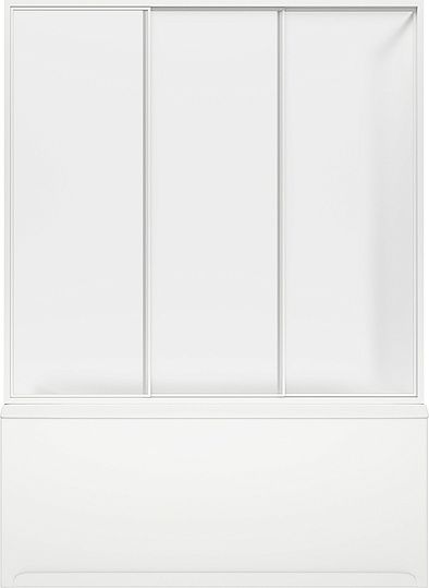 Шторка на ванну Bas Бриз, Верона, Ибица 1500 (3 ств. пластик)