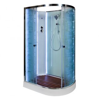 Душевая кабина Deto ЕМ1511 L N LED 110х80х208 см
