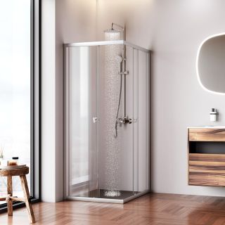 Душевой уголок AM.PM Sunny W87G-403-10080-MT профиль серебристый 100х80 см