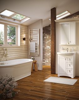 Тумба под раковину Runo  (под умывальник Carina 60) Мерида 60 (00-00000823)