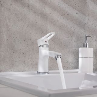 Смеситель для раковины РМС SL77W-001F белый