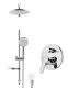 Душевой комплект Swedbe Platta 5535 хром