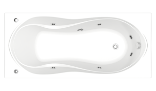 Акриловая ванна Bas Ямайка 180x80 см без гидромассажа