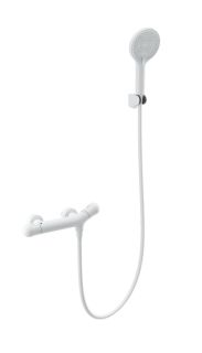 Смеситель для душа Wonzon & Woghand T-1000 WW-B2057-A-MW с термостатом белый матовый