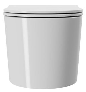 Подвесной унитаз Point Веста PN41701 безободковый белый