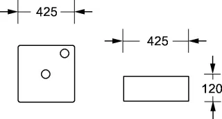Раковина Milleau Miel MU0082-GW белый