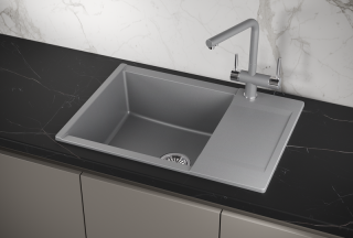 Мойка кухонная Granula 7003, АЛЮМИНИУМ