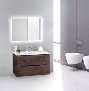 Тумба под раковину BelBagno подвесная 80x50см Rovere Moro ETNA39-800/390-2C-SO-RW-P