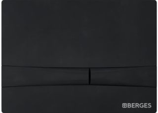Комплект Berges 4в1 047255: инсталляция NOVUM525 кнопка F5 SoftTouch чёрная унитаз EGO Rimless сиденье Toma Slim SO