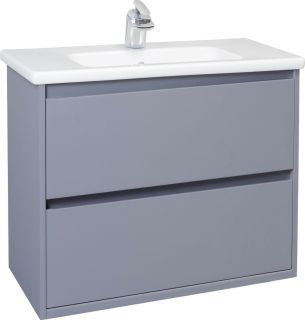 Тумба под раковину Bellezza Лоренцо 60см серебро 00000007028