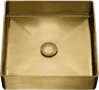 Накладная раковина Gappo GX201-3 36 см золотой сатин