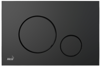 Кнопка управления AlcaPlast черный матовый M678