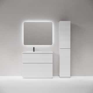 Тумба напольная под раковину Sancos Folk Floor FL100FLW левая 100 см Bianco