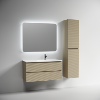 Тумба подвесная под раковину Sancos Folk FL100RCP правая 100 см капучино