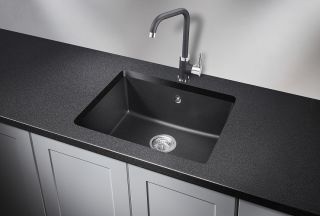 Мойка кухонная Granula 5551, ЧЁРНЫЙ
