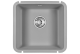 Мойка кухонная Granula 3801, АЛЮМИНИУМ