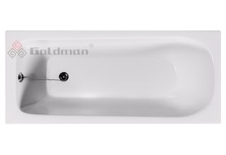 Ванна чугунная Goldman Real RL17070 170x70см с ножками