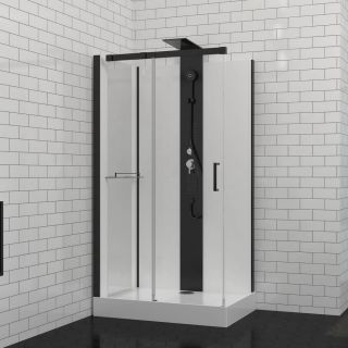 Душевая кабина Black&White G8708 80х110