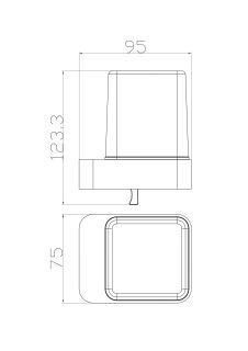 Дозатор для мыла Wonzon & Woghand Lotte WW-5252-BG брашированное золото