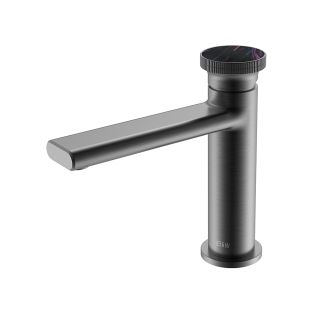 Смеситель для раковины Black&White Gravity 7107GM оружейная сталь