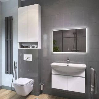 Шкаф подвесной Vigo Wing 195 поставляется в разобранном виде белый