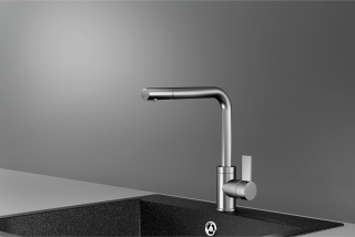 Смеситель для кухни Granula 5504, НЕРЖ нерж