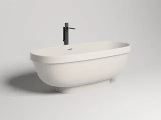 Ванна из искусственного камня Salini Greca S-Stone 103121MRF 180x80см RAL полностью