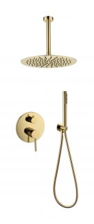 Душевая система скрытого монтажа Grocenberg GB5099GO-4 Золото