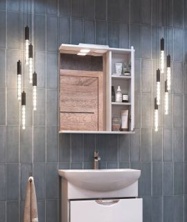 Зеркало-шкаф с подсветкой Vigo Callao z.CAL.60.R.El 60 см белый