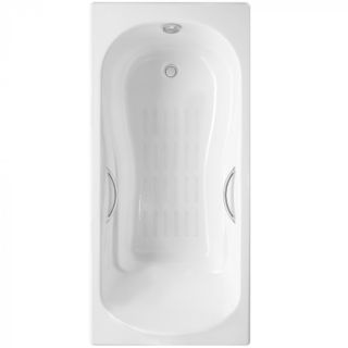Ванна чугунная Delice Haiti Luxe DLR230639R-AS 180х80 с отверстиями под ручки и антискользящим покрытием
