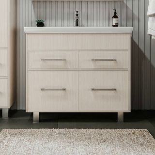 Тумба под раковину Бриклаер Чили 4627125415029 90 см светлая лиственница