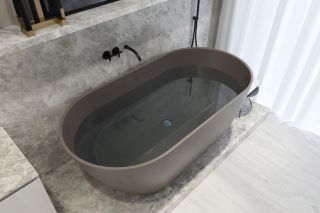 Ванна отдельностоящая Holbi Venus NEW 158x79см бетон 2.01.002.44.4