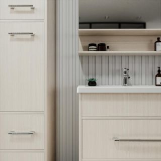 Зеркало с подсветкой Бриклаер Чили 4627125414954 80 см светлая лиственница