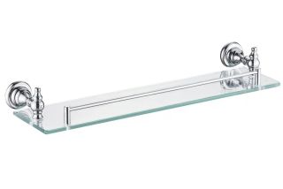 Полка стеклянная Rose RG1119 53см хром