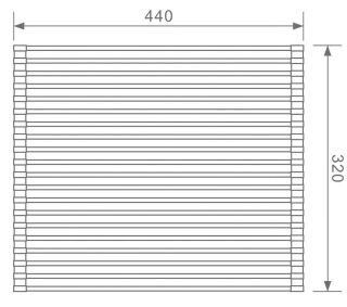 Ролл-мат Raglo R731.44.06 чёрный