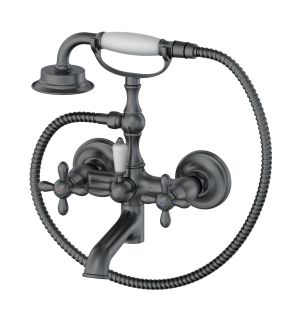 Смеситель для ванны с душем Wonzon & Woghand Retro WW-88639020-BGM тёмный графит