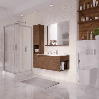 Зеркало с полкой Grossman Тенза 85см веллингтон 208501