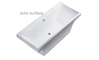 Ванна из искусственного камня Astra-Form Капри 01010087 180x80 см белый матовый