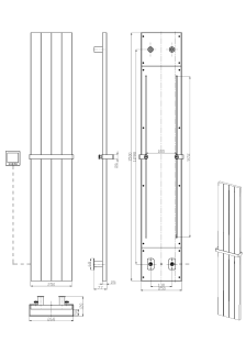 Полотенцесушитель электрический Boheme Flat 725-CB 25x150 см брашированная медь