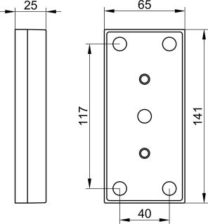 Декоративная крышка для откидных поручней Keuco 35103370000 черный