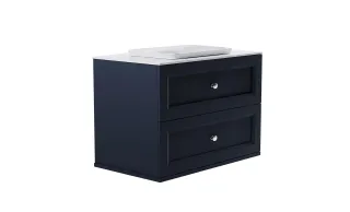 Тумба с раковиной Astra-Form Классик 4631177714382 90 см серый матовый