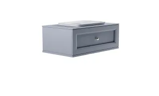 Тумба с раковиной Astra-Form Классик 4631177715617 100 см голубой матовый