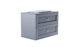 Тумба с раковиной Astra-Form Классик 4631177715792 90 см голубой матовый