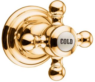 Встраиваемый вентиль Kludi 1926 позолоченный 518154520